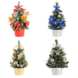 Triogift  Table Mini Christmas Tree Decorations Children Home Bedroom Party 15/20/30cm Artificial Christmas Tree New Year Navidad Gift