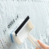 Triogift  Double-sided Household Glass Shaving Tile Bathroom Cleaning Brush Wipe Window Wiper Scraper Cleaning Mirror