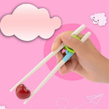 Triogift  1Pair Children Learning Training Chopsticks Kids Baby Learning Training Chopsticks For Children Chinese Chopstick Learner Gifts