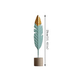 Triogift Modern Feather Table Decor Figurine