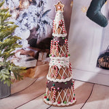 Triogift Candy Christmas Tree Decoration Gift Soft Clay Fairy Tale Fantasy Desktop Decorations Ornaments Hot Xmas Mini Ornaments