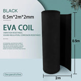 Triogift 1pcs 2mm/4mm Thickness EVA Foam Sheets Roll No Adhesive Backing Craft EVA Sheets DIY Handmade Model Making Material