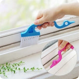 Triogift  Hand-held Groove Gap Cleaning Tools, Window Door Sliding Track Cleaning Brush, Home Kitchen Cleaning Brush Tool