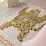 Triogift Fun Creative Living Room Large Area Carpets Cute Animal Bedroom Plush Carpet Lion Leopard Cloakroom Children's Room Soft Rugs IG