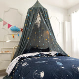 Triogift Bed Canopy Bed Curtain Mosquito Net Child Tent Round Dome Hanging Indoor Castle Play Tent For Kids Children's Room Decor