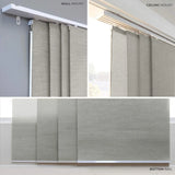 Triogift Blinds Vertical Shutters Curtains (natural Weaving) Sliding Glass Door Shutters Room Dividers Temporary Walls