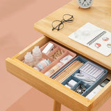 Triogift Desk Drawer Organizer Desk Sundries Stationery Storage Box Bin Cosmetics Makeup Organizer Home Office Drawer Divider Container