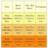 Triogift  Elegant Bedding Sets Luxury Bed Linen Princess Cute Ruffle Duvet Cover Bed Sheet and Pillowcases Queen King Bed Comforter Sets