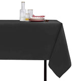 Triogift Rectangular Polyester Thicken Tablecloth Anti-Stain Anti-Wrinkle Table Cover,for Kitchen Dinner Party Wedding Buffet Feast Decor