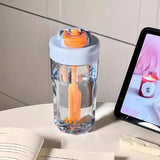 Triogift  500/700ml Cute Water Bottle Sport Tumbler For Girls Kids Plastic Aesthetic Ice Hot Coffee Tea Juice Cup School Drinking Bottle