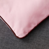 Triogift Luxury Emulation Silk Quilted Quilt Queen High End Spring Summer Satin Quilts Mechanical Wash Soft Comfortable Thin Comforter