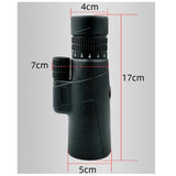 Triogift  Telescope 10*42mm/12*50mm See Far &Clear High Power Monocular Telescopes for Wildlife Observation & Traveling Camping Hiking