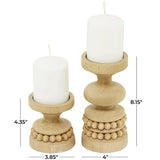 Triogift Candle Holder Set of 2 Candle Bar Candle Holders Candlesticks for Candles Home Decorations Decor Garden