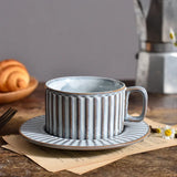 Triogift  -  Chinese Style Ceramic Coffee Cup and Dish Set Creative Gift Cup Afternoon Tea Flower Cup Coffee Mug