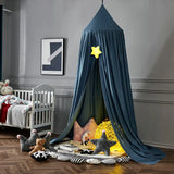 Triogift Kids Bed Mosquito Net Child Bed Canopy Bed Curtain for Baby Crib Children Tent  Hanging Round Play Tent  Room Decor