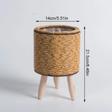 Triogift Rattan Basket Flower Pot