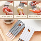 Triogift  Cleaning Brush Keyboard Cleaning Brush Household Groove Gap Pointing Decontamination Cup Cover Brush Small Tool