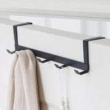 Triogift Over The Door 5 Hooks Home Bathroom Organizer Rack Clothes Coat Hat Towel Hanger Housekeeping Organizers Storage Hooks Holder