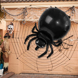 Triogift Halloween Spider Foil Balloons Halloween Balloon Black Spiders Airballoon Birthday Halloween Party Home Decorations Accessories