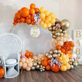 Triogift 141pcs Little Cutie Orange Balloon Garland Arch Yellow Apricot Gold Balloons for Sunshine Baby Shower Gender Reveal Decorations