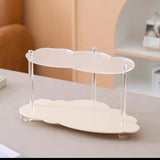 Triogift -  Wave Type Acrylic Storage Rack Living Room, Desktop Water Cup Storage Rack Household Bedroom Cosmetics Perfume Display Rack