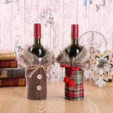 Triogift Christmas Wine Bottle Cover Merry Christmas Decorations For Home  Cristmas Ornament Xmas Navidad Gifts New Year