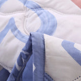 Triogift New Skin Friendly Quilted Summer Quilt and Pillowcase or Single Quilts Soft Breathable Washable Thin Comforter Double Blanket