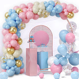 Triogift Baby Shower Decoration Macaron Pink Blue Balloon Garland Arch Kit Wedding Birthday Boy Or Girl Gender Reveal Party Balloon Decor