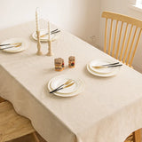 Triogift American Simple Pastoral Style Burlap Table Runner Pure Jute Dust-proof Tablecloth Wedding Decorative Table Cloth Banquet