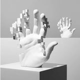 Triogift Artistic Hand Statue Abstract Home Decoration Accessories Art Sculpture Nordic Figurine Modern Minimalism Bookcase Room Mesa