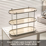 Triogift  -  Ins style tabletop cup cream style display rack coffee cup tea cup mug storage shelf countertop luxury storage rack