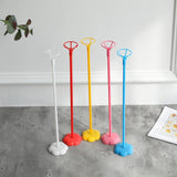 Triogift 1/3Pcs Flower Shape Balloon Stand Base Balloon Holder Column DIY Hot Air Bubbles Gifts Stand Birthday Decors Mothers Day Gifts