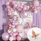 Triogift Tender Pink Gold Balloon Garland Arch Kit Wedding Birthday Party Decoration Adult Kids Baby Shower Decor Ballon Wedding Supplies