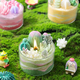 Triogift Velas Regalo Invitados Guest Gift Candles DIY Cactus Sand Candle Home Decorative Candles Souvenirs for Wedding Guests