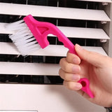 Triogift  Hand-held Groove Gap Cleaning Tools, Window Door Sliding Track Cleaning Brush, Home Kitchen Cleaning Brush Tool