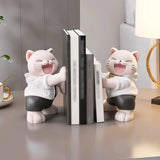 Triogift Cure Series Cat Ornaments, Bookshelves, Living Room, Home Decorations, Study Bedroom, Tabletop Decorations, Birthday Gifts