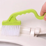 Triogift  Hand-held Groove Gap Cleaning Tools, Window Door Sliding Track Cleaning Brush, Home Kitchen Cleaning Brush Tool