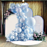 Triogift White Gold Balloon Garland Arch Kit Happy Birthday Party Decoration Kids Wedding Birthday Balloon Latex Baloon Baby Shower