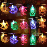 Triogift EID Mubarak LED String Lights Ramadan Decoration For Home Islamic Muslim Party Decor  Ramadan Kareem Eid Al Adha Gifts