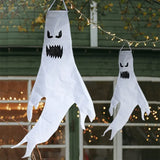 Triogift Halloween Decoration Ghost Wind Tunnel LED Luminous Ghost Pendant Ghost Festival Hanging Ghost Venue Layout Props