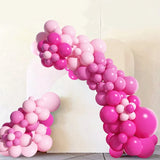 Triogift Pink Balloon Garland Arch Kit Wedding Birthday Party Decoration Kids Latex Ballon Baby Shower Girl Gender Reveal Global Baloon