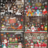 Triogift Christmas Window Stick Cristmas Ornament Merry Christmas Decorations For Home Xmas Navidad Natal Gifts New Year