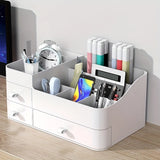 Triogift Desktop Finishing Storage Box Cosmetic Storage Box Office Supplies Tool Storage Drawer Bathroom Storage Rack Desktop Finishing