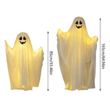 Triogift 85CM /165CM Outdoor Halloween LED Decoration for Front Porch Patio Spooky Easy to Assemble Halloween Ghosts