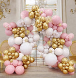 Triogift Dusty Rose Pink Balloon Arch Wedding Engagement Decoration Neutral Boho Nude Ballon Garland Kit Baby Shower Birthday Party Decor