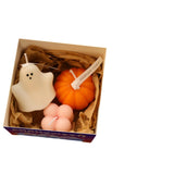 Triogift Halloween Decoration Aromatherapy Small Ornament Aromatherapy Cute Halloween Cartoon -Pumpkin Ghost Aromatherapy Candle Set