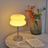 Triogift Egg Tart Glass Desk Lamp