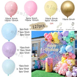 Triogift Tender Pink Gold Balloon Garland Arch Kit Wedding Birthday Party Decoration Adult Kids Baby Shower Decor Ballon Wedding Supplies