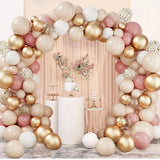 Triogift Pink Gold Balloon Garland Arch Kit Wedding Birthday Party Decoration Adult Kids Baby Shower Decor Ballon Wedding Supplies