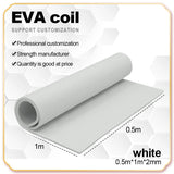 Triogift 1pcs 2mm/4mm Thickness EVA Foam Sheets Roll No Adhesive Backing Craft EVA Sheets DIY Handmade Model Making Material